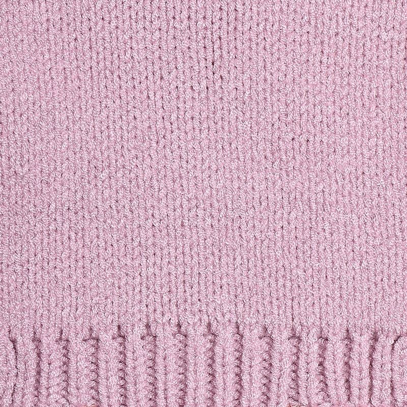 Infants Light Pink Cap with Scarf image number 5